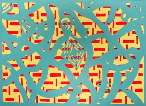 Stunning artwork created by layers of cut construction paper. The perfect way to teach Balance and Movement!