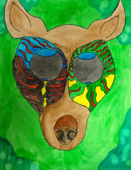 Create abstract and realistic watercolor animals using a variety of painting techniques.