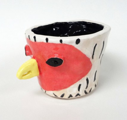 Create a cup or bowl using coil-building, then attach animal features. Functional and unique!