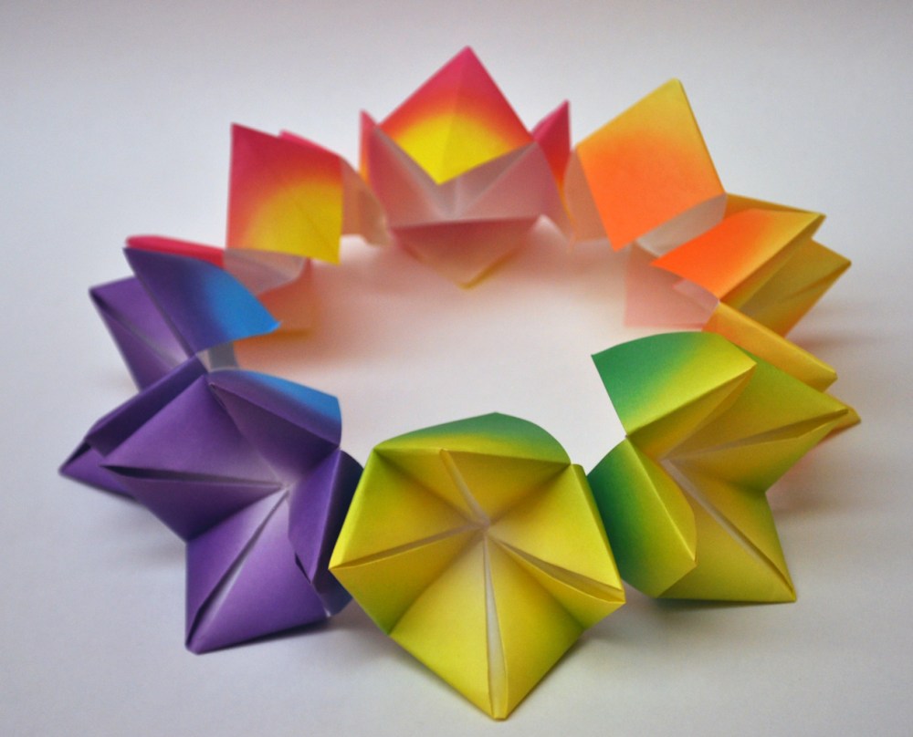 Paper Challenge - students create art using only paper and adhesives.