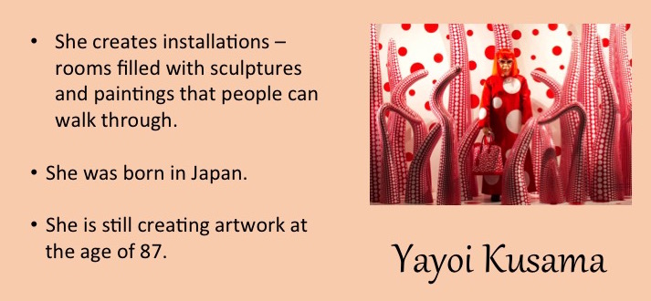 Organize student artwork by naming tables after famous artists.