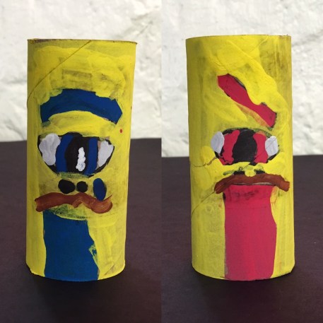 Introduce students to sculpture with tube monsters!