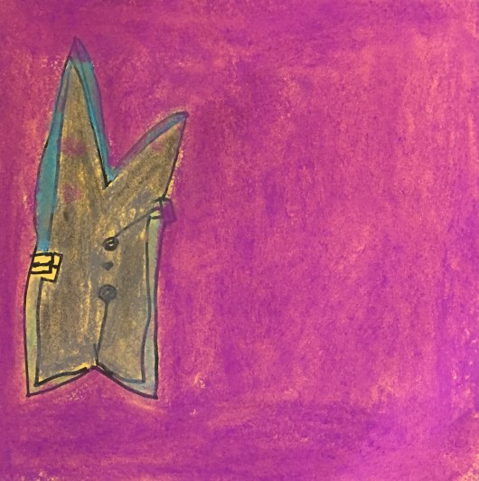 Students create observational drawings using chalk pastel.