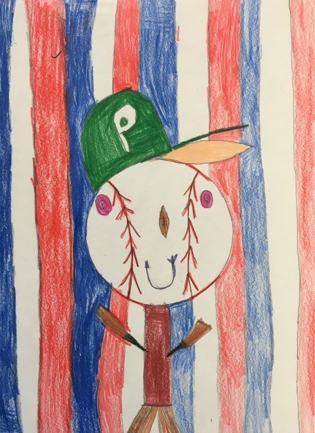 Create a Surreal self-portrait by drawing things that represent you as the parts of your face.