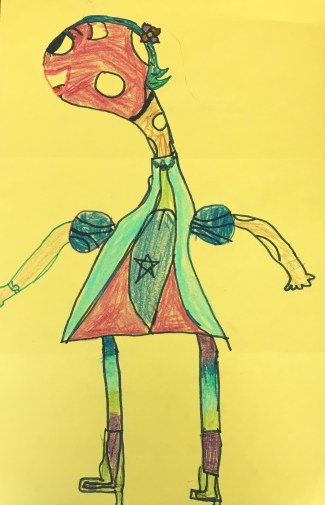 Play a drawing game to create a crazy monster!