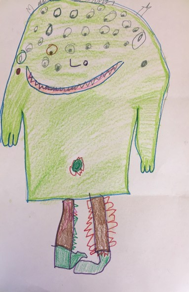 Play a drawing game to create a crazy monster!