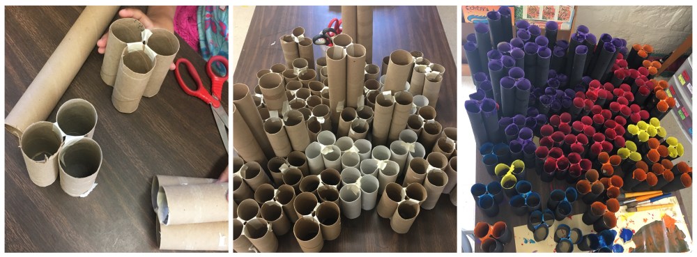 Create installation art using everyday materials and change the way people see a space.