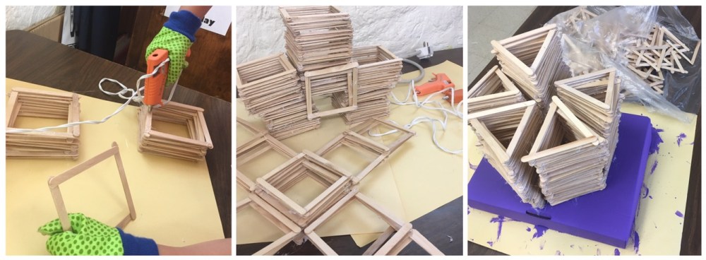 Create installation art using everyday materials and change the way people see a space.