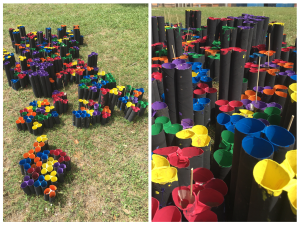 Create installation art using everyday materials and change the way people see a space.