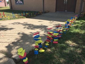 Create installation art using everyday materials and change the way people see a space.