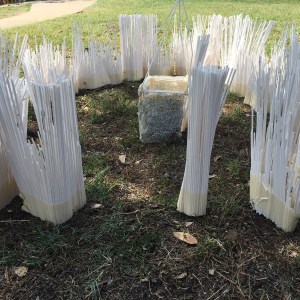 Create installation art using everyday materials and change the way people see a space.